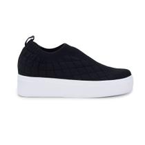 Tênis Feminino Confortaria Slip On Knit Preto - 6954003