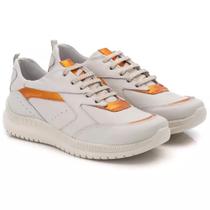 Tênis Feminino Couro Branco varias cores F210 Tênis Feminino Couro Branco varias cores F210