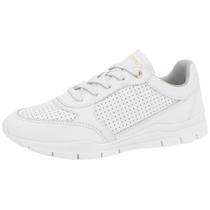 Tenis Feminino Couro Flexível Conforto Casual Comfortflex