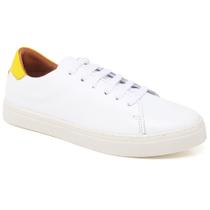Tênis Feminino Couro Liso Cadarço Conforto Dia a Dia Tênis Feminino Couro Liso Cadarço Conforto Dia a Dia