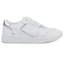 Tênis Feminino Cravo e Canela Casual Couro Branco - 3223