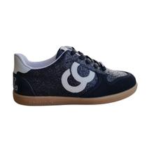 Tênis Feminino Cravo E Canela Couro Moda Conforto Glitter - Preto Tênis Feminino Cravo E Canela Couro Moda Conforto Glitter - Preto