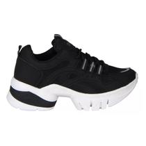 Tênis Feminino Crystal Ouro/Preto Ramarim 2480231-4