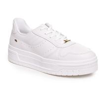 Tênis Feminino Dakota Couro Conforto Plataforma DA251 Branco