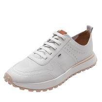 Tênis Feminino Dakota Jogging De Couro White - G5341