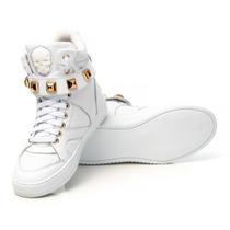 Tênis Feminino de Couro Fitness Premium - Estilo e Conforto Ref.: 10100 Tênis Feminino de Couro Fitness Premium - Estilo e Conforto Ref.: 10100