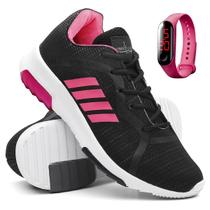 Tênis Feminino E Relogio Academia Confortável