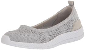 Tênis feminino Easy Spirit Glitz 2 prateado, tamanho 8