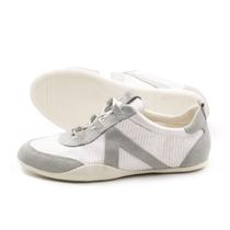 Tênis Feminino Electra em Couro Tela Off White - 6801TO Tênis Feminino Electra em Couro Tela Off White - 6801TO