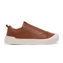 tenis feminino em couro legitimo slip on. tenis feminino em couro legitimo slip on.