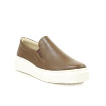 Tênis Feminino em Couro Slip On com Elástico Casual Santa Flor Tênis Feminino em Couro Slip On com Elástico Casual Santa Flor