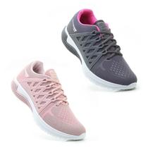 Tênis Feminino Esporte Academia Fitness Cadarço Kit 2 Pares Tênis Feminino Esporte Academia Fitness Cadarço Kit 2 Pares