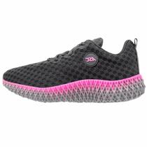 Tenis Feminino Esporte Com Cadarço Academia Caminhada Conforto