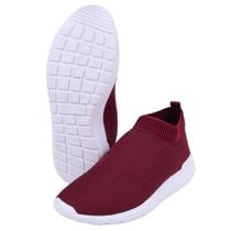 Tênis Feminino Esportivo Academia Super Leve Vermelho