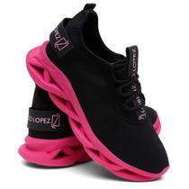 Tênis Feminino Esportivo Confortável Caminhada Envio Já