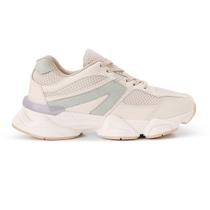 Tênis Feminino Esportivo Leve e Confortável Off White Mint