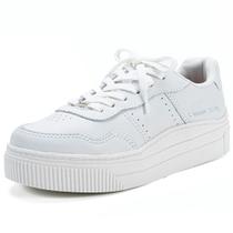 Tenis Feminino Flatform Casual Conforto Couro Kolosh C3389