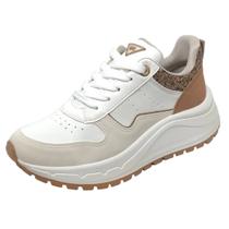 Tênis Feminino Flatform Casual Conforto Tratorado Via Marte