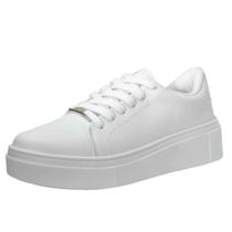 Tênis Feminino Flatform Casual Dia a Dia Conforto Vizzano