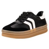 Tênis Feminino Flatform Casual Moderno Conforto Via Marte Tênis Feminino Flatform Casual Moderno Conforto Via Marte