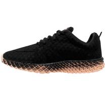 Tênis Feminino Ghost ACS Preto Esporte Caminhada Corrida Academia Leve Macio Confortável