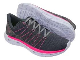 Tênis Feminino GLK Grafite/Pink Ref.: 113