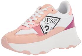 Tênis feminino GUESS CALEBB3 branco/rosa Multi