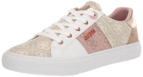 Tênis feminino GUESS Loven com sola sintética natural leve 8,5 EUA Tênis feminino GUESS Loven com sola sintética natural leve 8,5 EUA