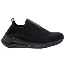 Tênis Feminino Hype Knit Slip On Preto Petite Jolie PJ5517