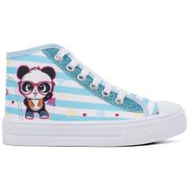 Tênis Feminino Infantil Casual Panda Botinha Menina Escolar Tênis Feminino Infantil Casual Panda Botinha Menina Escolar