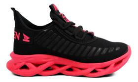 Tênis Feminino Infantil Jaguar Casual Estilo Leve Caminhada Macio