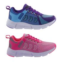 Tênis Feminino Kit 2 Pares Esportivo Max Confortável