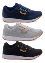 Tênis Feminino - Kit 3 Tênis Para Caminhada Leve Tênis Feminino - Kit 3 Tênis Para Caminhada Leve