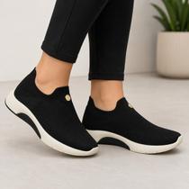 Tênis Feminino Knit Sem Cadarço Ajustável ao pé Confortável Modare 7378222 Cor:PretoTamanho:35Gênero:Feminino Tênis Feminino Knit Sem Cadarço Ajustável ao pé Confortável Modare 7378222 Cor:PretoTamanho:35Gênero:Feminino
