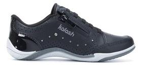 Tênis Feminino Kolosh C1299 Calce Fácil Zíper Elástico Ultra Leve