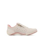 Tênis Feminino Kolosh Calce Fácil Ziper Off White