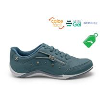 tenis feminino kolosh casual azul palmilha gel tenis feminino kolosh casual azul palmilha gel