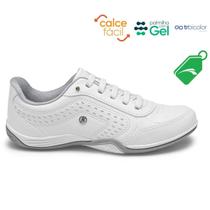 tenis feminino kolosh casual branco com palmilha em gel