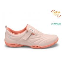 tenis feminino kolosh casual gloss detalhes laranja