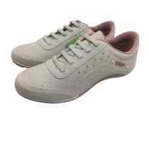 tenis feminino kolosh casual nevoa rose palmilha gel