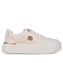 Tênis Feminino Kolosh Flatform EVAFit Pin Metalizado Branco