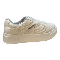Tenis Feminino Kolosh Plataforma Ultraconforto Brilho Calce Fácil Elástico C3545a Branco