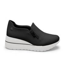 Tênis Feminino Kolosh Slip On Anabela Zíper C3561