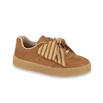 Tenis Feminino Laço Removivel Flatform Vizzano 1444105 Cor:CamelTamanho:34 Tenis Feminino Laço Removivel Flatform Vizzano 1444105 Cor:CamelTamanho:34