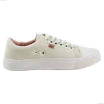 Tenis Feminino LeRUCHEL Casual Confortável Moderno Leve Bege Tenis Feminino LeRUCHEL Casual Confortável Moderno Leve Bege