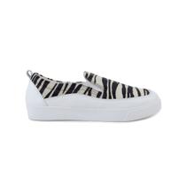 Tênis Feminino Lugo Couro Animal Print Late Branco - 2320