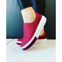 tenis feminino meia shoes slipe-on sem cardaço barato envio rapido