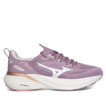 Tênis Feminino Mizuno Glow 3 Respirável Roxo Claro