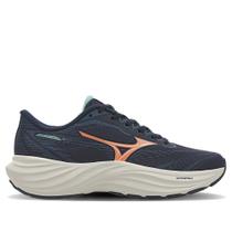 Tênis Feminino Mizuno Goya 3 Softierfoam Marinho/Laranja Tênis Feminino Mizuno Goya 3 Softierfoam Marinho/Laranja