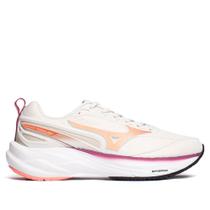 Tênis Feminino Mizuno Space 5 Softier Foam Off White/Salmão Tênis Feminino Mizuno Space 5 Softier Foam Off White/Salmão